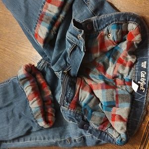 Cat & Jack Flannel Lined Jeans